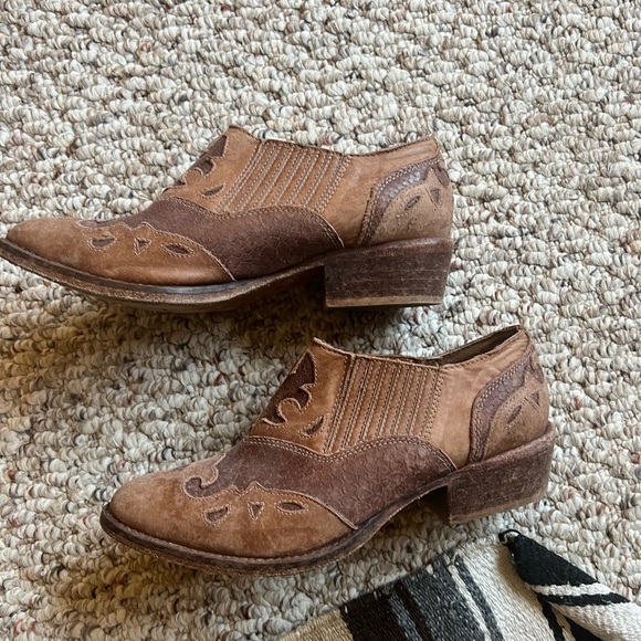 Brown leather Matisse Mules - Picture 2 of 4